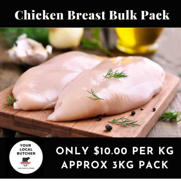 Pre Packed BULK BUY - Chicken Breast (Pre-Pack area only)