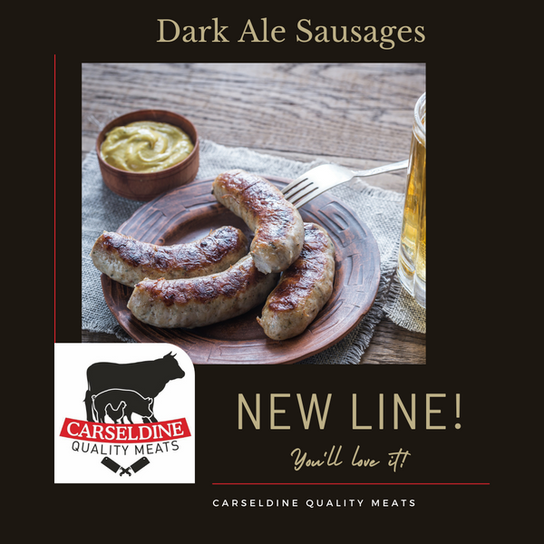 Dark Ale Sausages - Our New Line