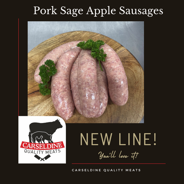 New Line - Pork Sage Apple Sausages